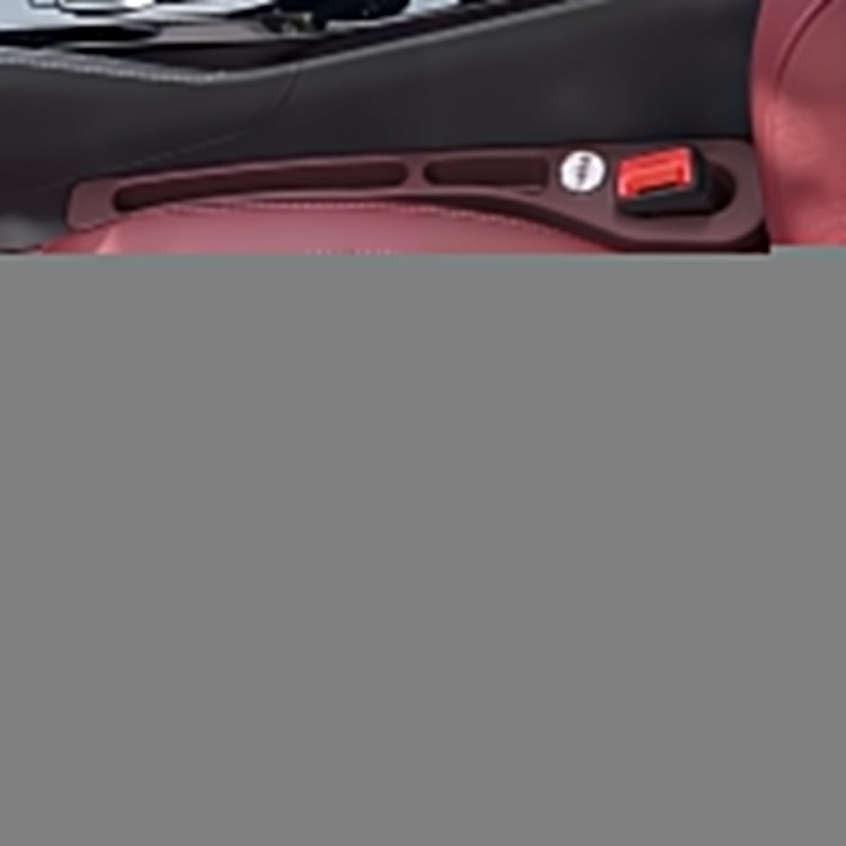 Eptchn Car Seats Gap Filler Dual with Belt Slot